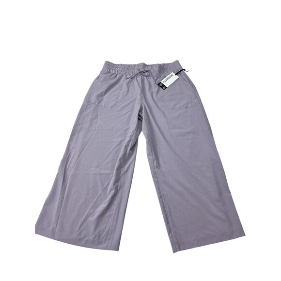 Lavender Grey Womens Side Stitch Wide Leg Pants XL - Picture 1 of 12